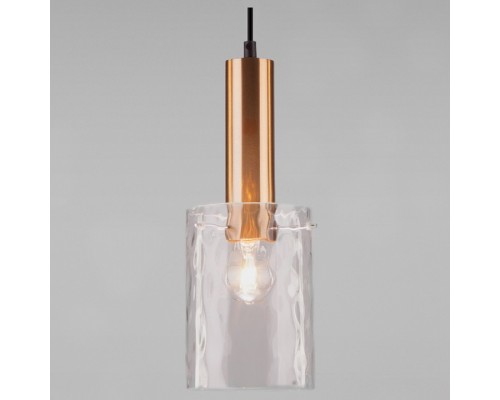 Подвесной светильник Eurosvet Asti 50177/1 черный/бронза