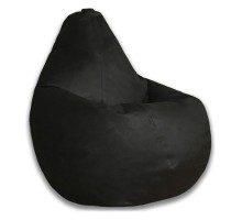 Кресло-мешок Черная ЭкоКожа 2XL