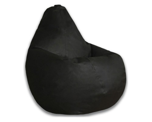 Кресло-мешок Черная ЭкоКожа 2XL