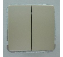 Выключатель двухклавишный без рамки Imex 1122L 1122L-S300