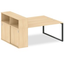 Стол письменный Metal System БО.РС-СШК-2.4 Т