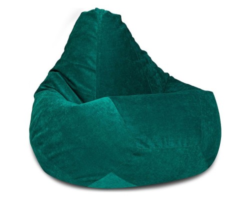 Кресло-мешок Изумрудный Микровельвет 2XL
