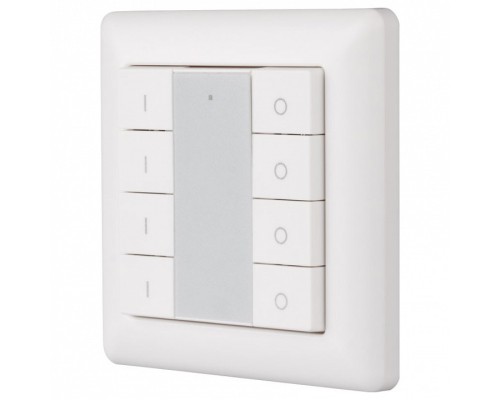 Панель-диммера клавишная накладная Arlight Knob SR-KN9550K8-UP White (KNX, DIM)