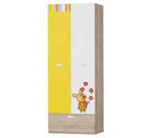 Шкаф платяной Юниор Оранжевая Корова