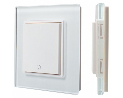 Панель-диммера клавишная накладная Arlight SR-EN90 SR-EN9001-RF-UP White (DIM, 1 зонa)