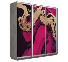 Шкаф-купе Экспресс Фото трио 1005 2100x600x2200