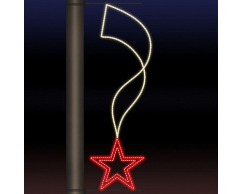 Панно световое День Победы [0.6x1.84 м] RL-KN-9-6-WWR