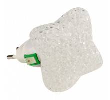Ночник Uniel DTL-309 DTL-309-Звездочка/WHITE/1LED/0,1W