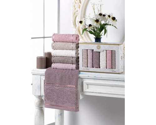 Набор из 6 полотенец для рук Clara
