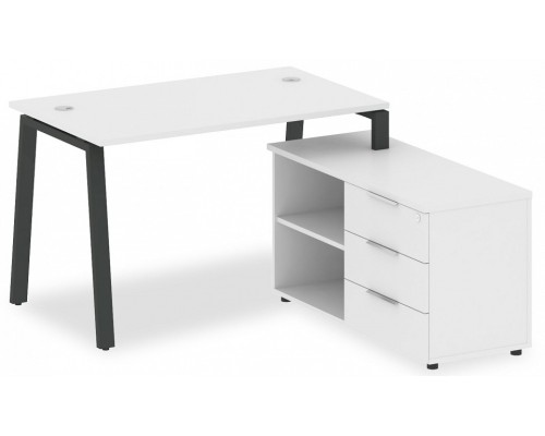 Стол письменный Metal System БА.РС-СТС-2.2 (R)