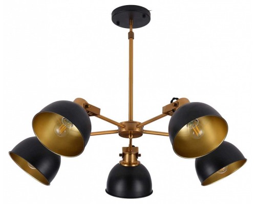 Люстра на штанге LUMINA DECO Belmonti LDP D017-5 BK