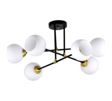 Потолочная люстра Imex 2809 MD.2809-6-S BK+FGD