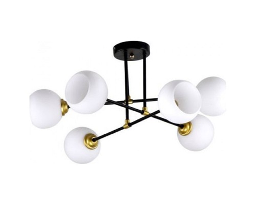 Потолочная люстра Imex 2809 MD.2809-6-S BK+FGD