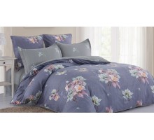 Постельное белье двуспальное Satin de Luxe Цветочная композиция