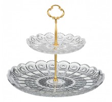 Блюдо декоративное (30x28.5 см) Muza Crystal 195-135