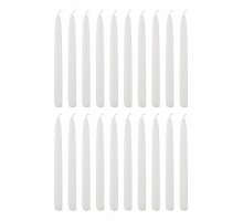 Набор из 20 свечей декоративных (21 см) Эко 348-499