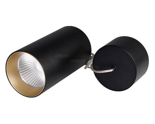 Подвесной светильник Arlight SP-POLO-HANG-R85-15W White5000 (BK-GD, 40 deg) 027424