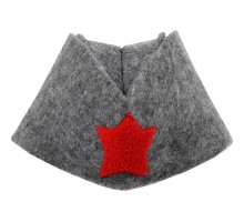 Шапка для бани универсальная Пилотка