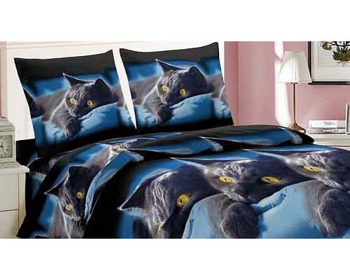 Постельное белье полутораспальное Meow