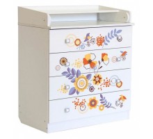 Комод пеленальный Polini kids Simple 1580 Прогулка