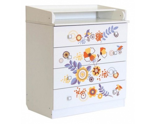 Комод пеленальный Polini kids Simple 1580 Прогулка