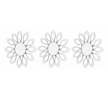 Набор из 3 зеркал настенных (25 см) Aviere 29229