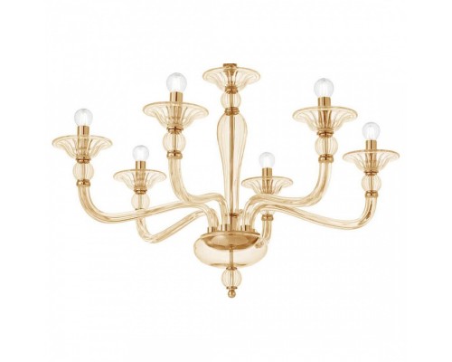 Подвесная люстра Ideal Lux Danieli DANIELI SP6 AMBRA