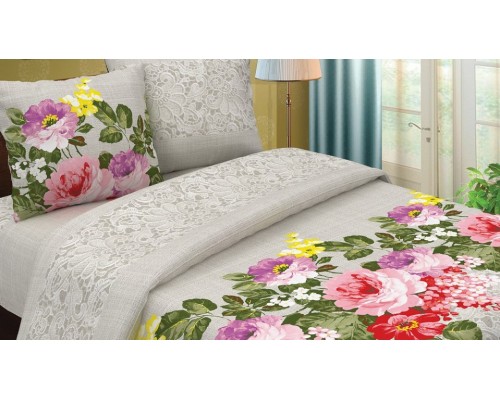 Постельное белье евростандарт Льняная палитра