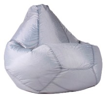Кресло-мешок Серое Оксфорд XL