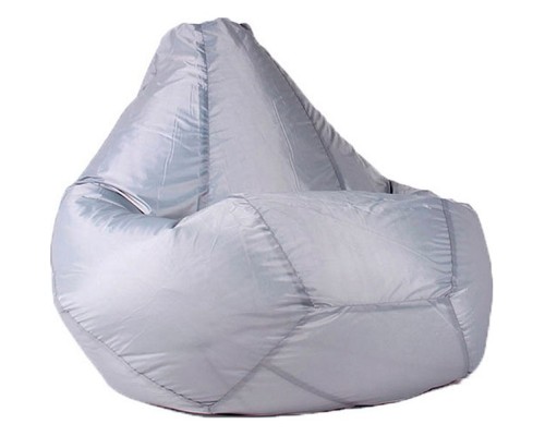 Кресло-мешок Серое Оксфорд XL