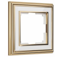 Рамка на 1 пост Werkel Palacio золото/белый W0011329