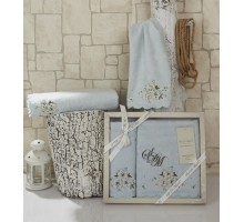 Набор из 2 полотенец для ванной Roseni S.001свз