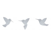 Набор из 9 фигур настенных (12.7x2.6x9.9 см) Hummingbird 1012966-660
