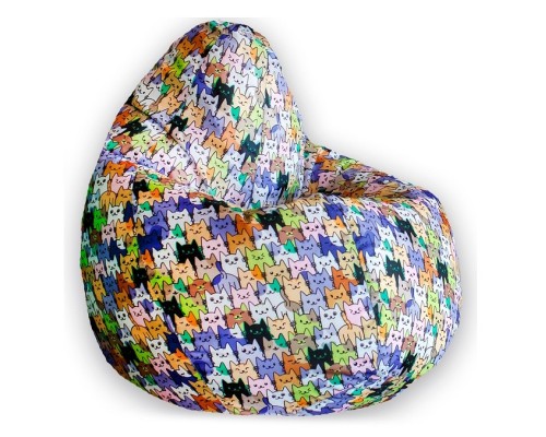 Кресло-мешок Котята Оксфорд L