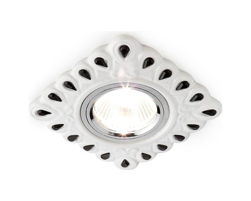 Встраиваемый светильник Ambrella Ceramo D5550 W/BK