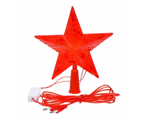 Верхушка на елку световая (15х15 см) Звезда 55097