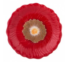 Блюдо декоративное (32.5х4 см) Маковый Цвет 358-1456