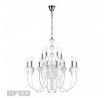 Подвесная люстра iLamp Lady 88003-8+4 WH