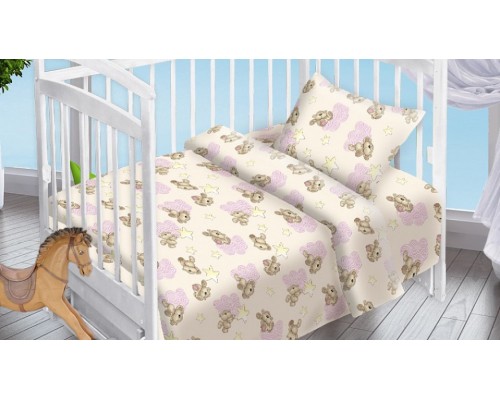 Постельное белье детское Облачные Мишки