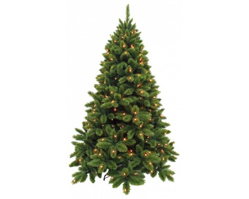 Ель новогодняя [1.85 м] Триумф Де Люкс  с лампами зеленая 72075