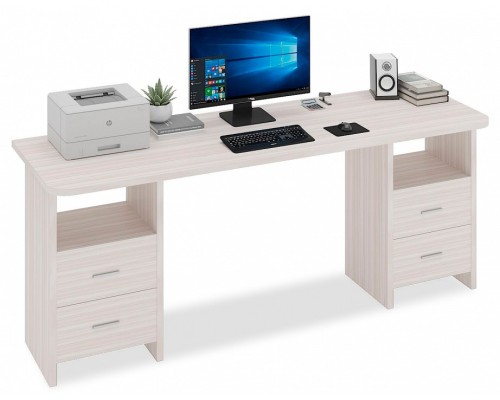 Стол письменный Домино Lite СКЛ-Прям190Р+2ТЯЛ