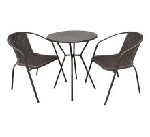 Набор уличный Асоль-5 LRC01/LRT01-D60 Dark Brown (2+1)