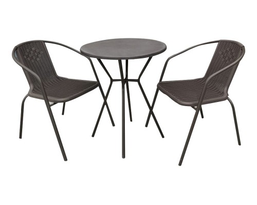 Набор уличный Асоль-5 LRC01/LRT01-D60 Dark Brown (2+1)