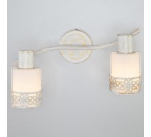 Спот Eurosvet Silvia 20025/2 белый с золотом/ хром