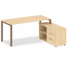 Стол письменный Metal System БП.РС-СТС-2.4 (R)