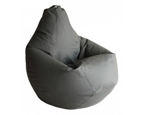 Кресло-мешок Серая ЭкоКожа 3XL 150*110 см
