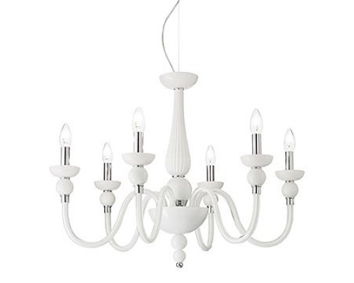 Подвесная люстра Ideal Lux Doge DOGE SP6 BIANCO