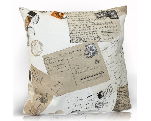 Подушка декоративная (40x40 см) Postcard