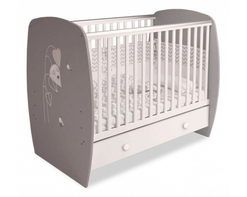 Кроватка Polini kids French 710 Teddy с ящиком