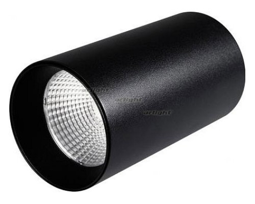 Накладной светильник Arlight SP-POLO-SURFACE-R85-15W White5000 (BK-BK, 40 deg) 027518